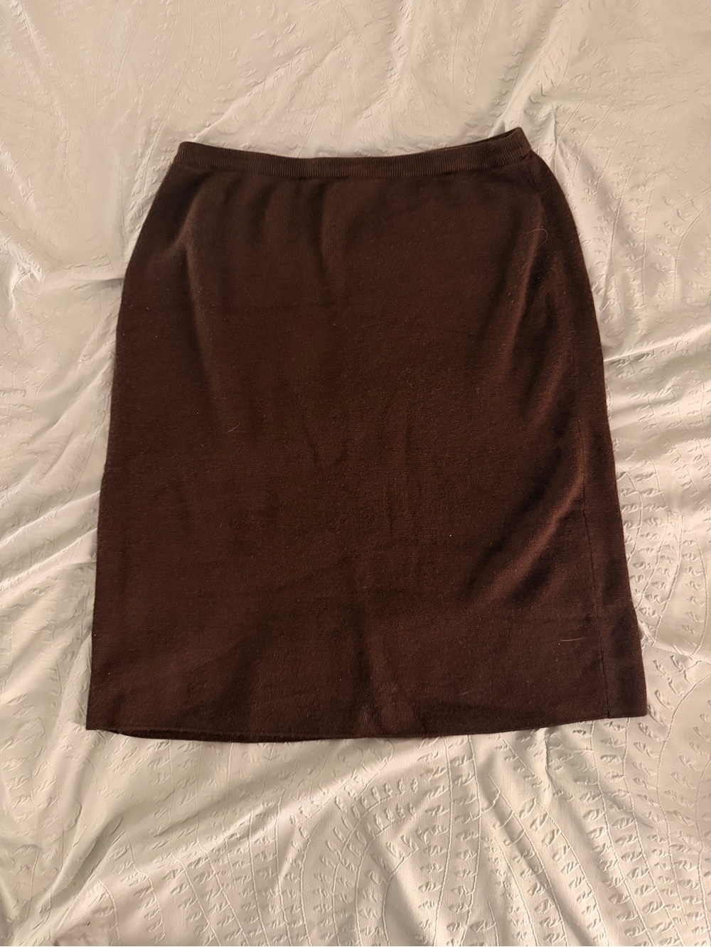 Classic Brown Women's Knit Skirt